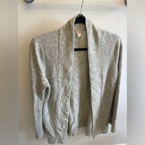 3 for $30 J. Crew Gray Women's wrap cardigan Sweater